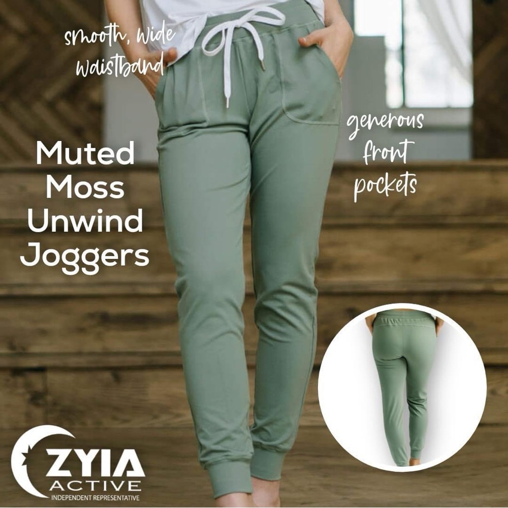 Muted Moss Unwind Joggers